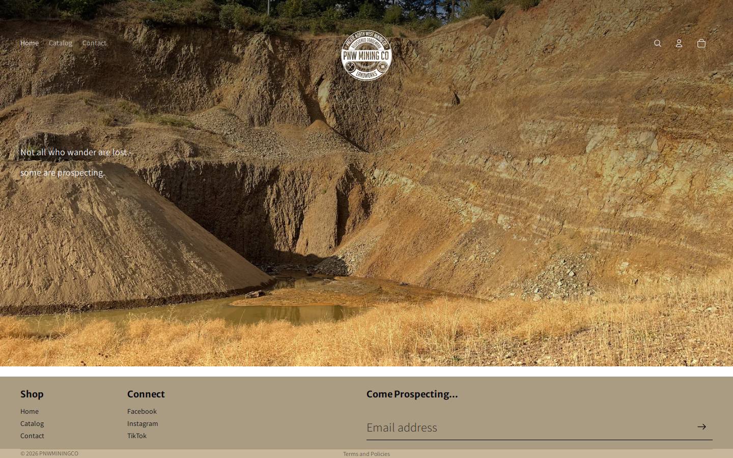 pnwminingco.com homepage screenshot