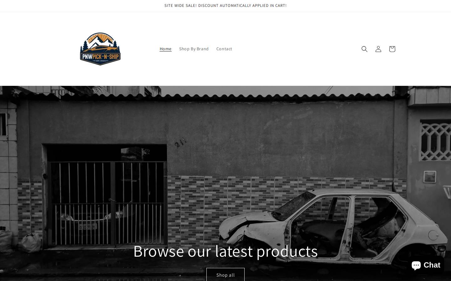 pnwpicknship.com homepage screenshot
