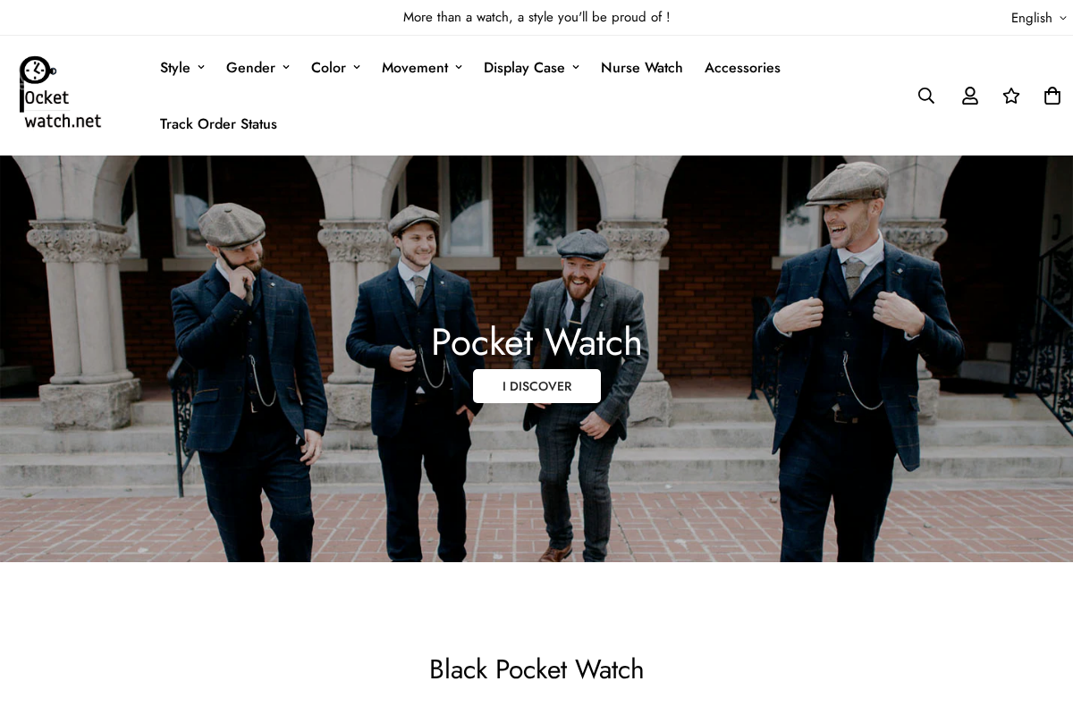 pocket-watch.net homepage screenshot