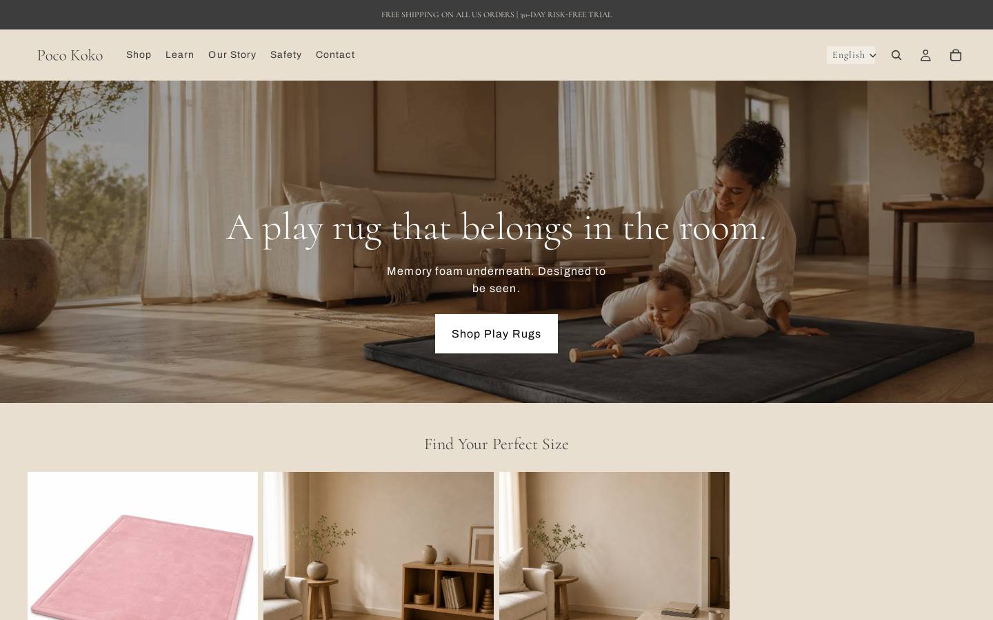 pocokoko.com homepage screenshot