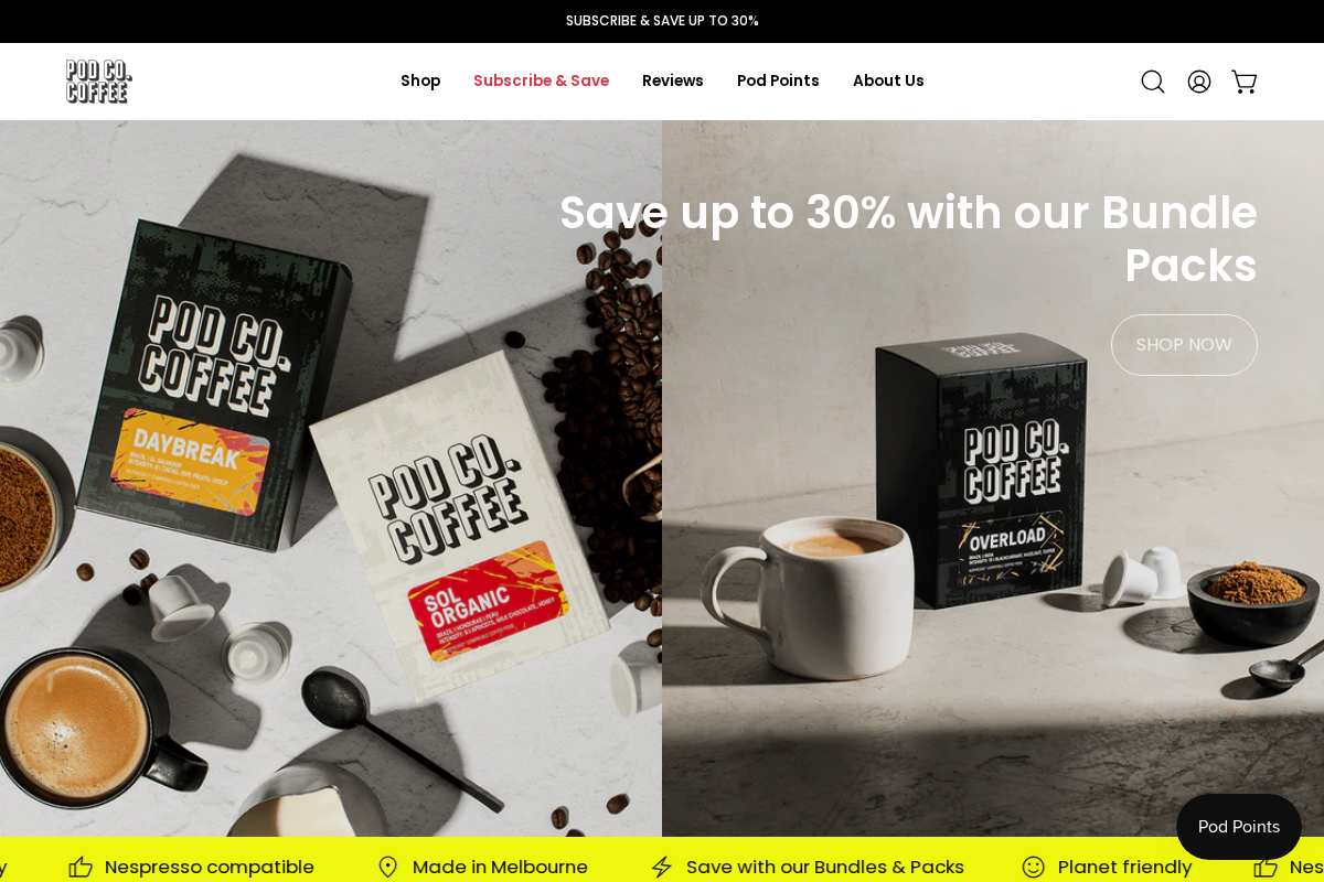 podco.com.au homepage screenshot