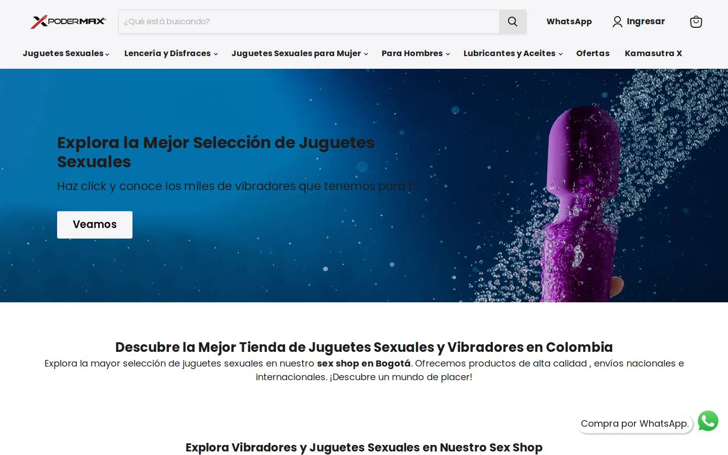 podermax.com homepage screenshot