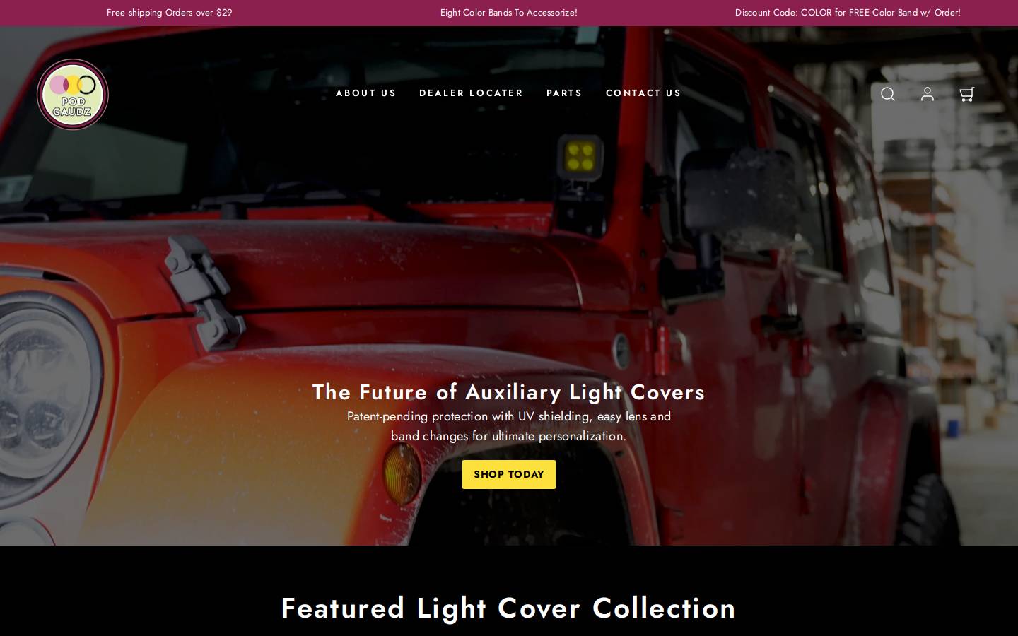 podgaudz.com homepage screenshot