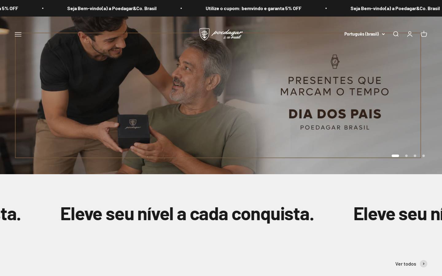 poedagareco.com homepage screenshot