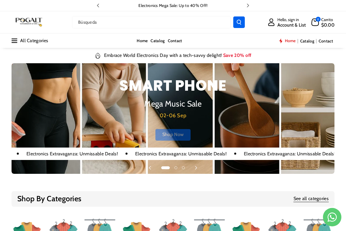 POGALT homepage screenshot