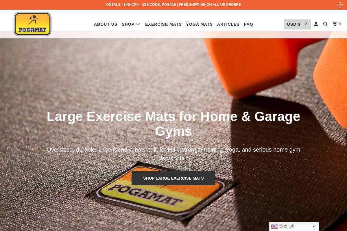 pogamat.com homepage screenshot