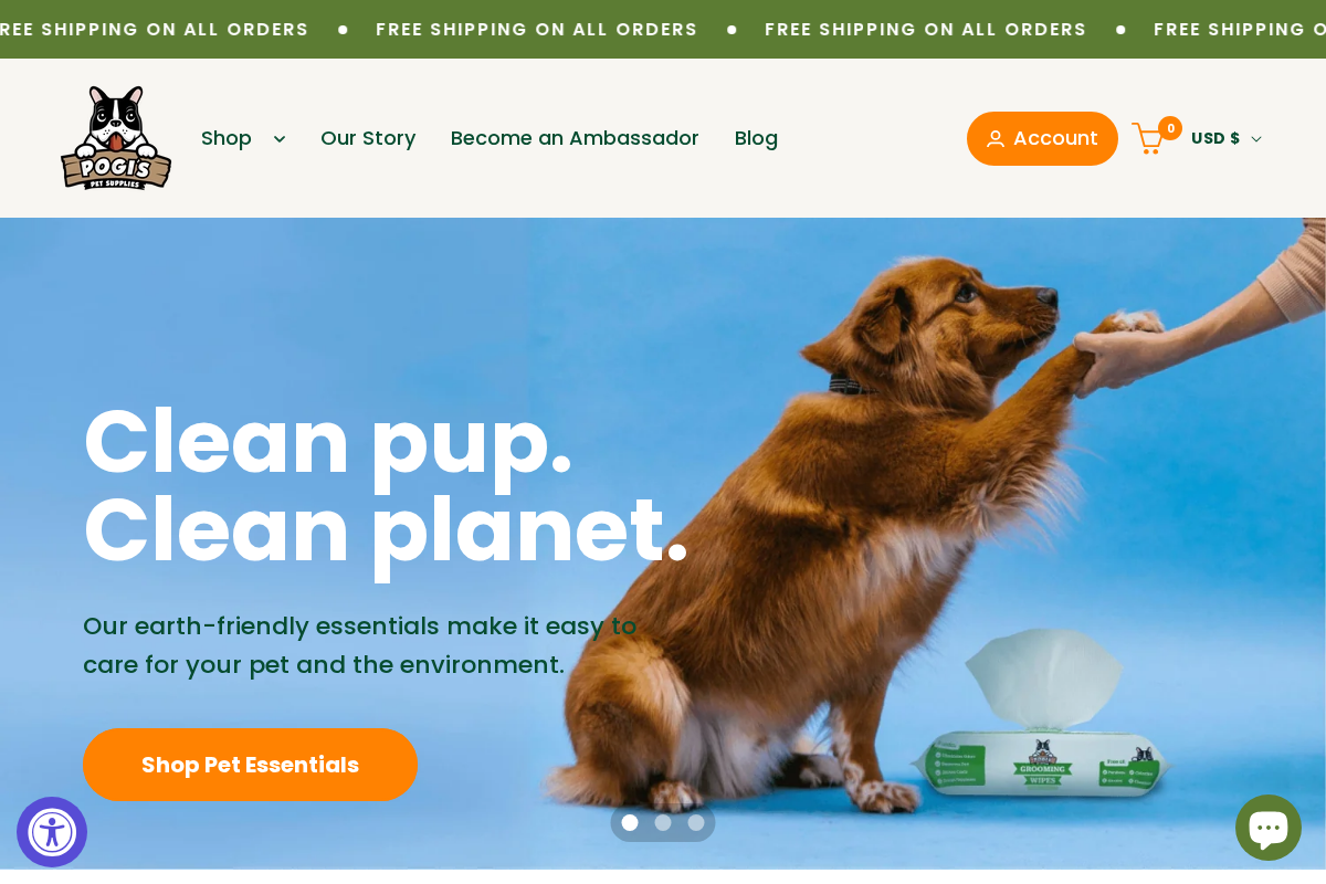 pogis.com homepage screenshot