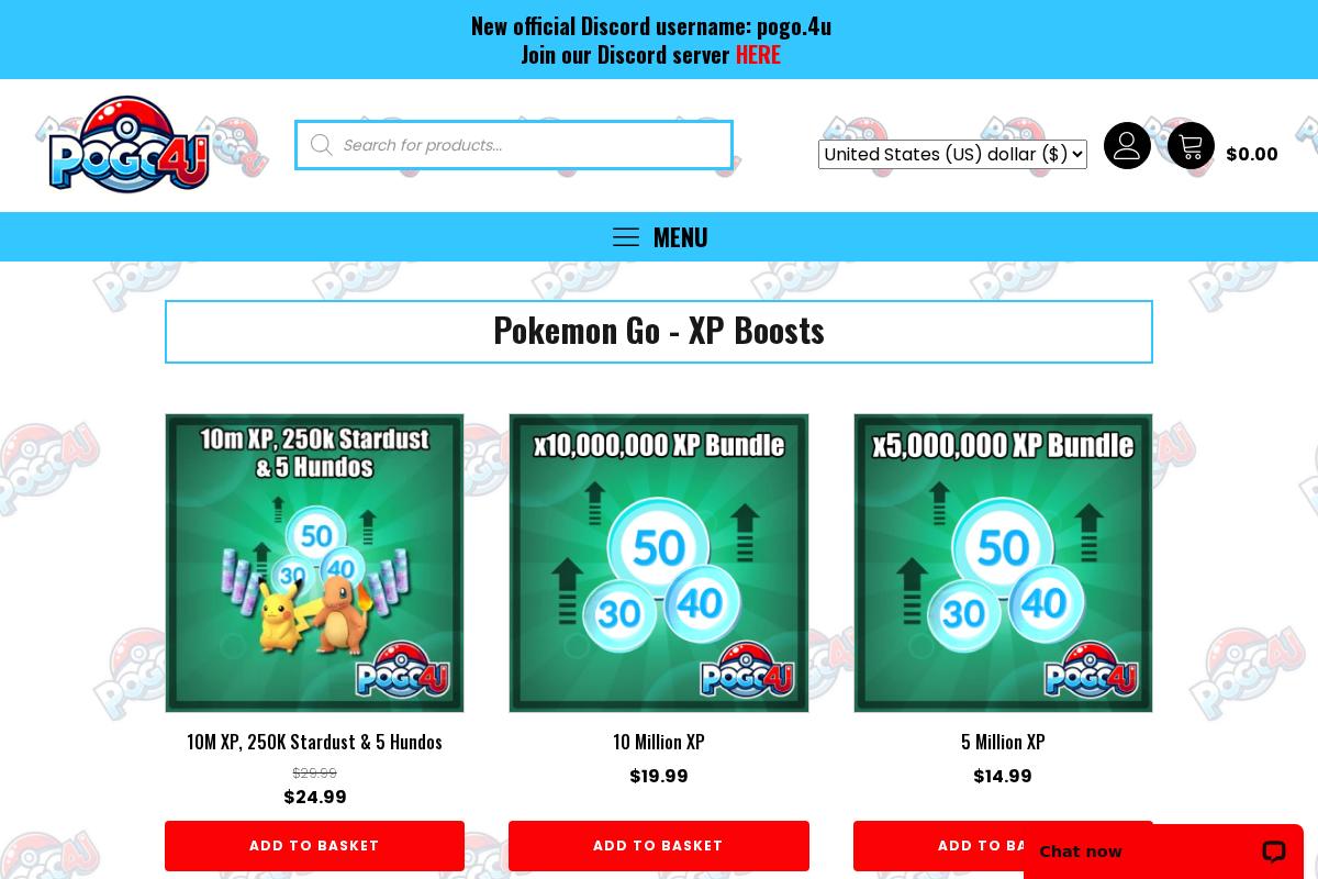 Pogo4u homepage screenshot