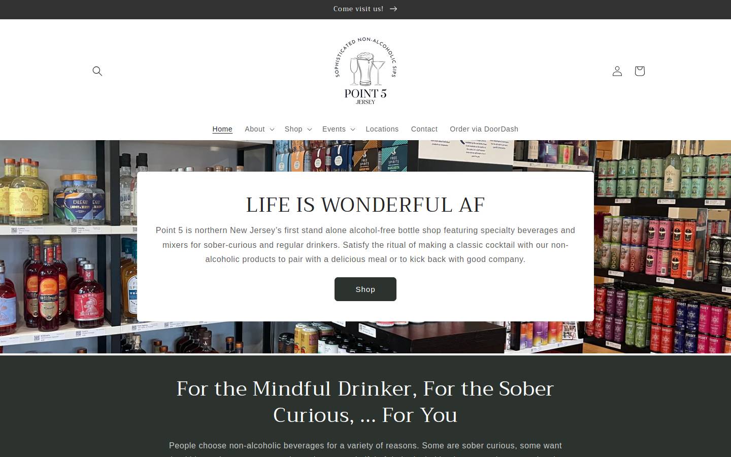 point5jersey.com homepage screenshot