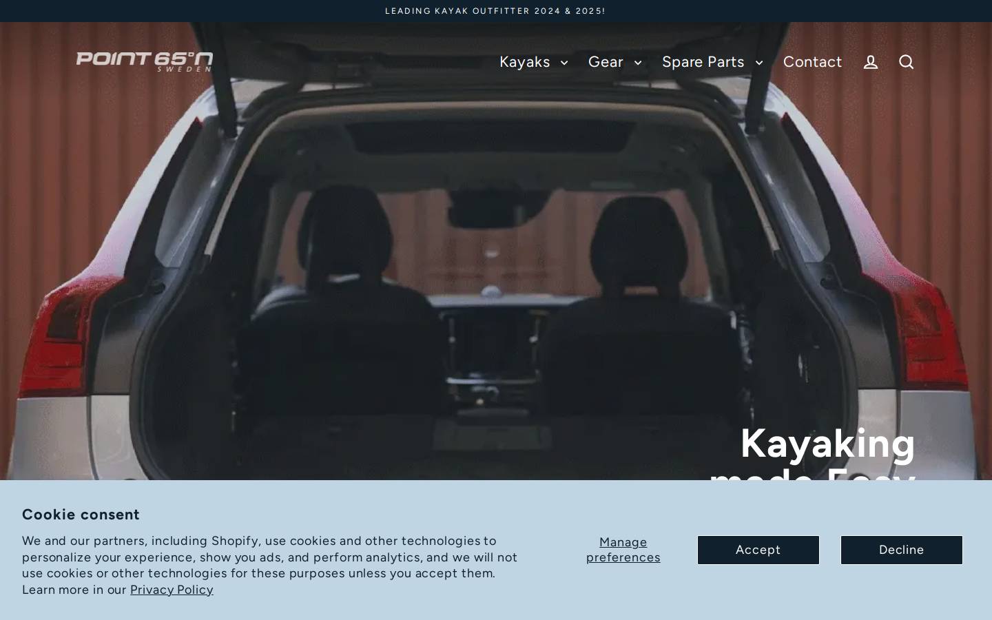 point65.com homepage screenshot