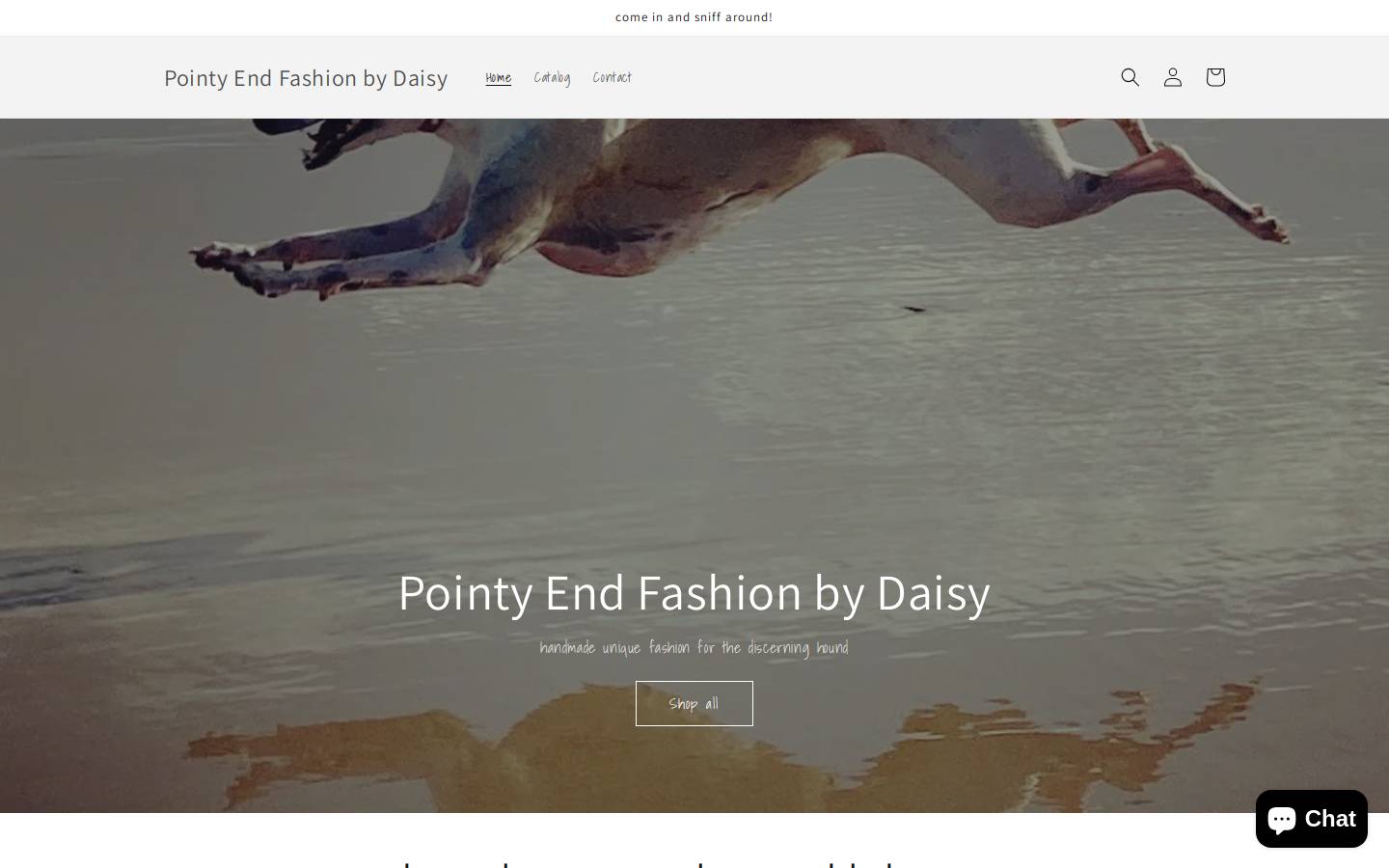 pointyendfashionbydaisy.com homepage screenshot
