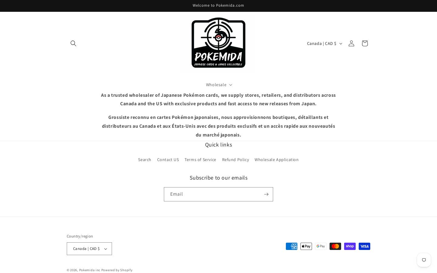 pokemida.com homepage screenshot