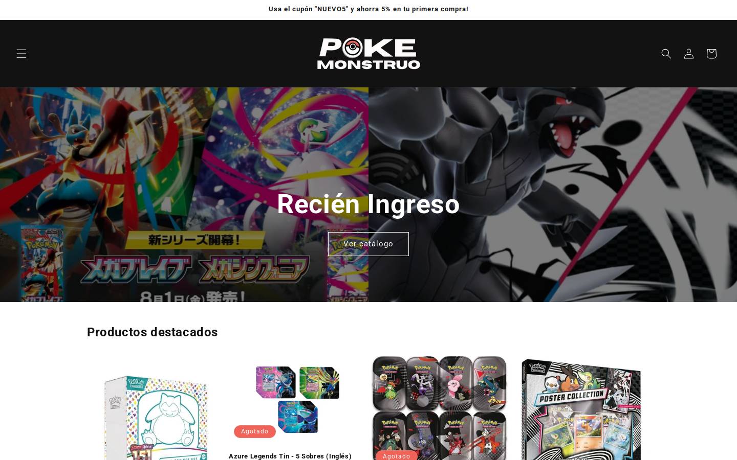 pokemonstruo.com homepage screenshot