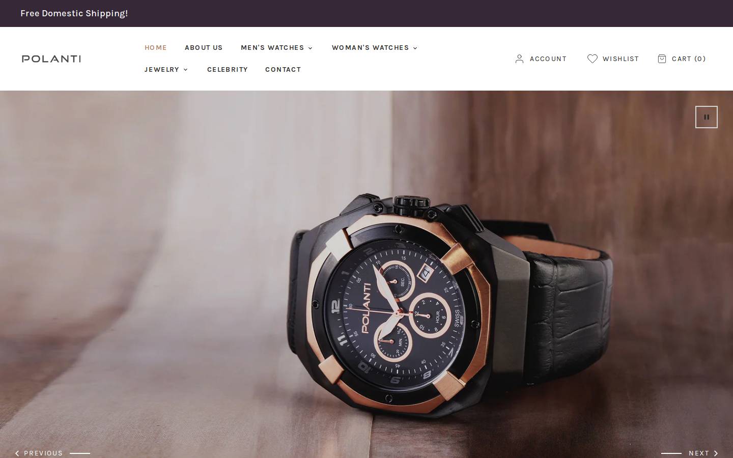 polanti.com homepage screenshot