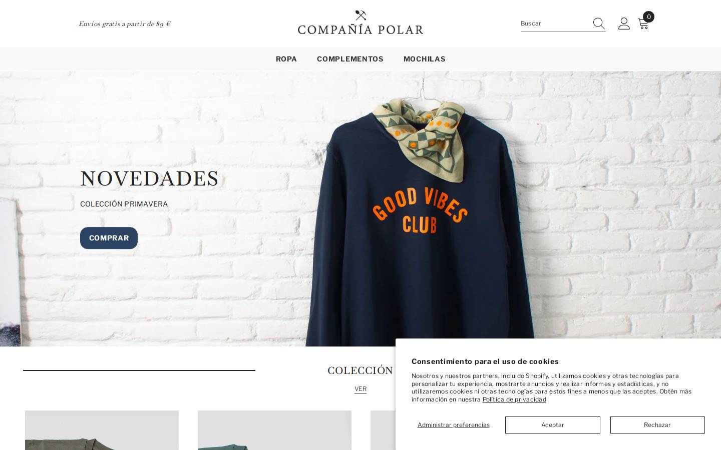 polarcompany.es homepage screenshot