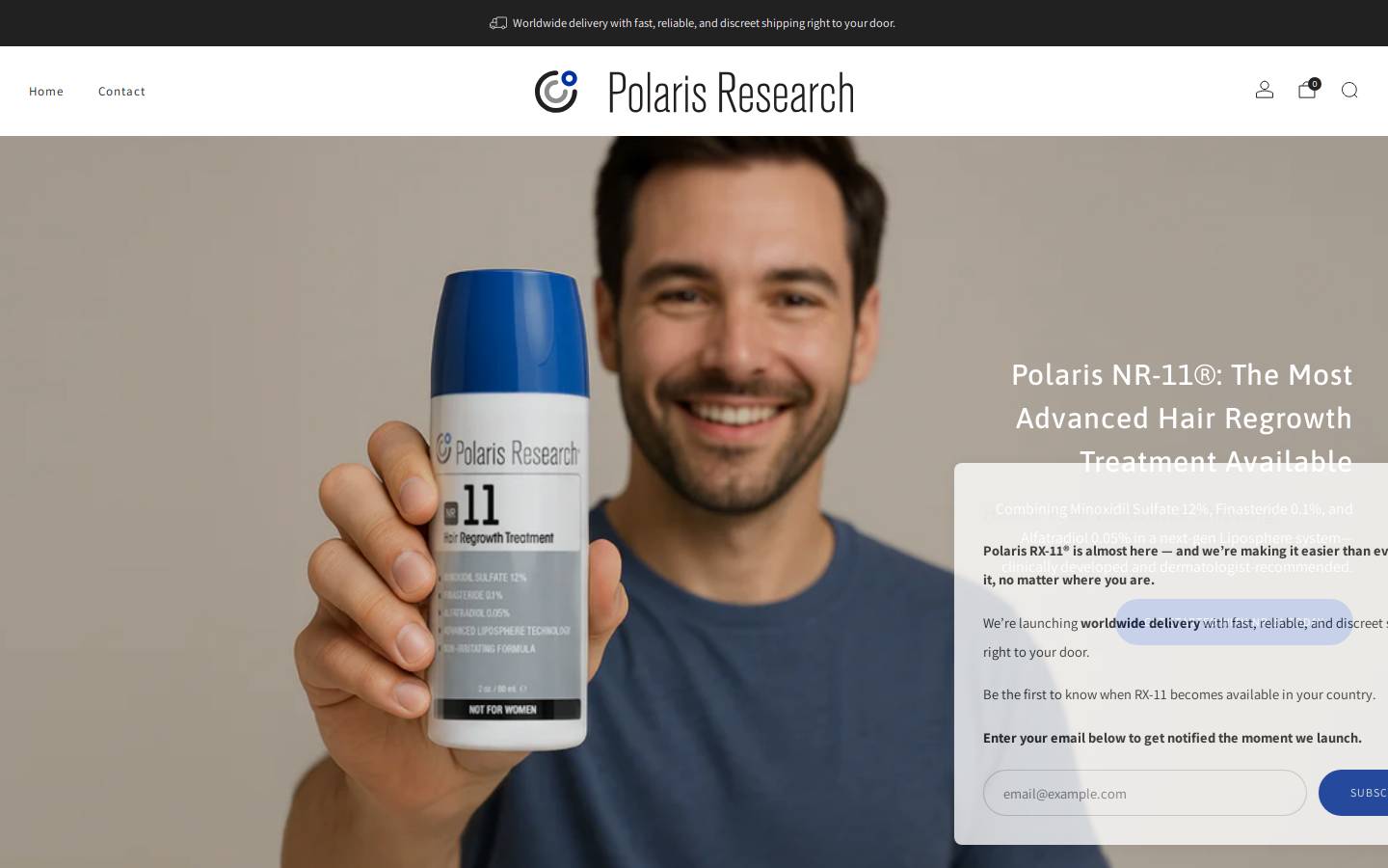polarisresearchlabs.com homepage screenshot