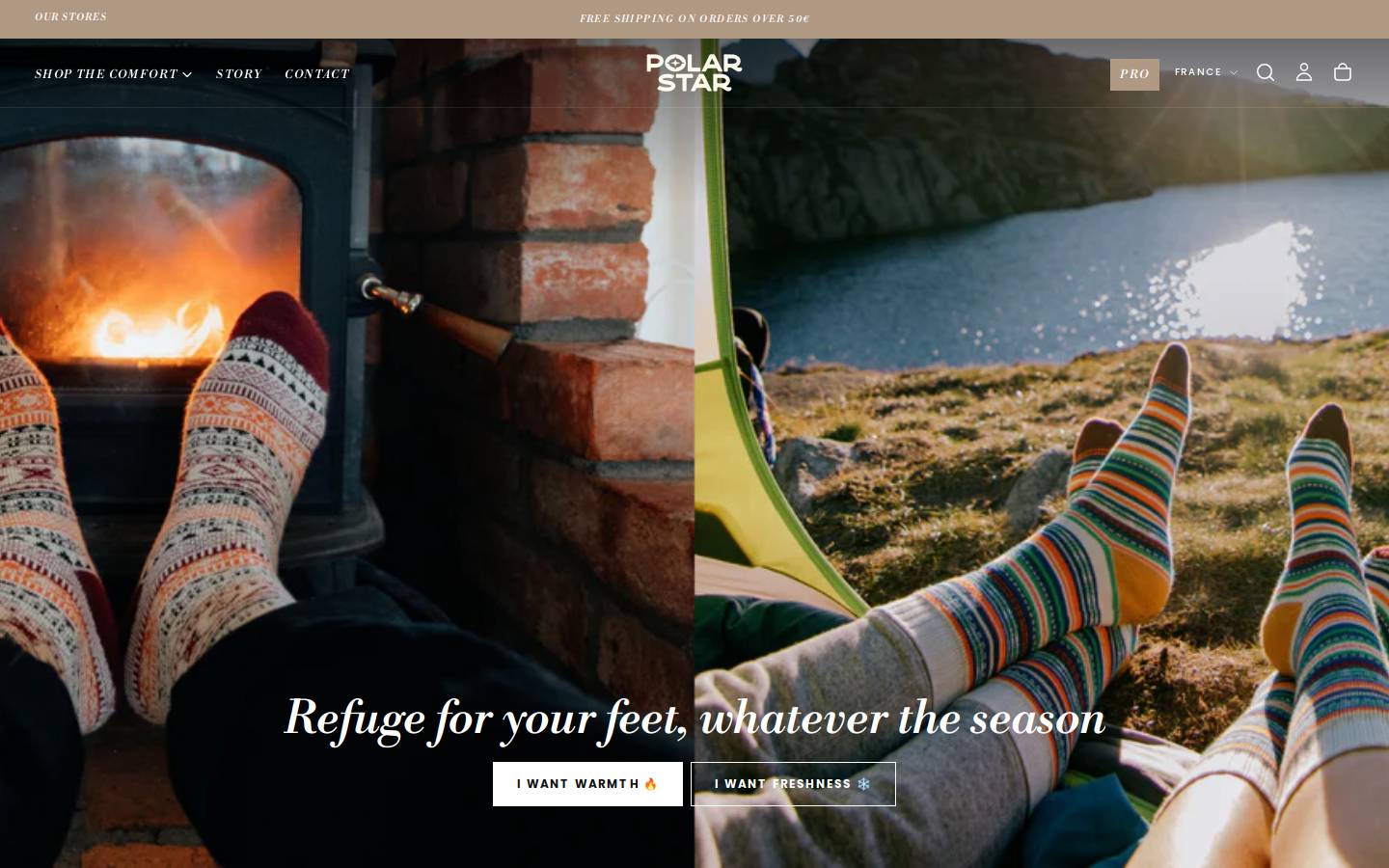 polarstar.fr homepage screenshot