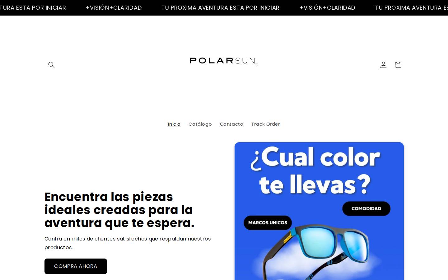polarsun.co homepage screenshot