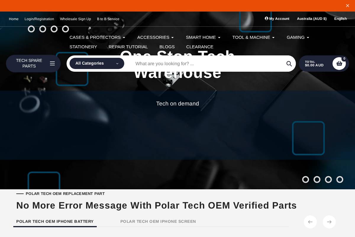 polartech.online homepage screenshot