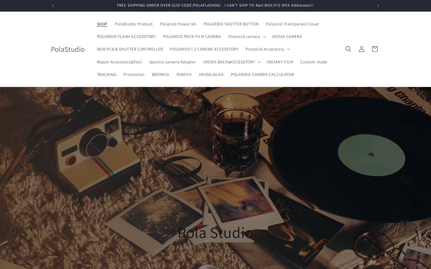 polastudio.online homepage screenshot