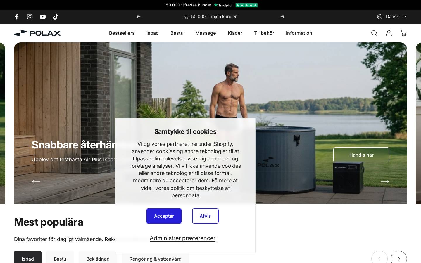 Polax homepage screenshot