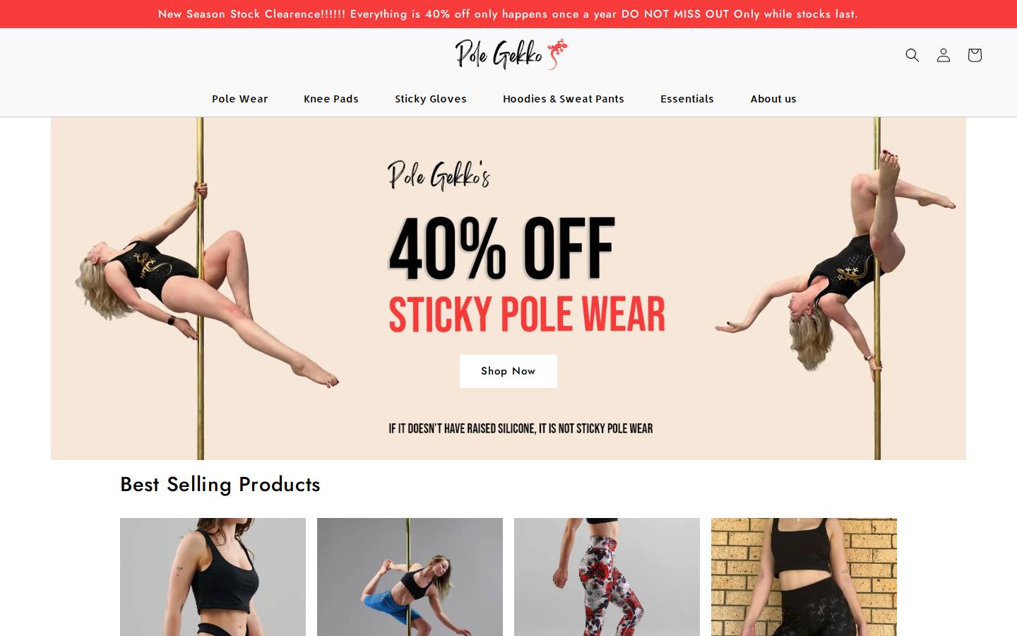 polegekko.com homepage screenshot