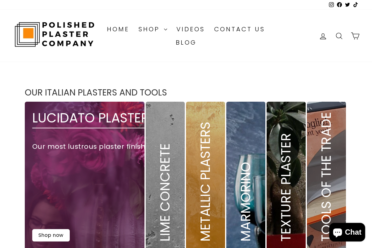 Polishedplastercompany homepage screenshot
