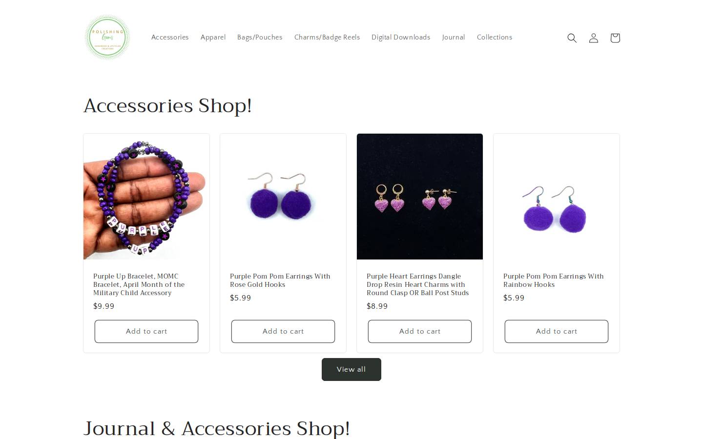 polishinggems.com homepage screenshot