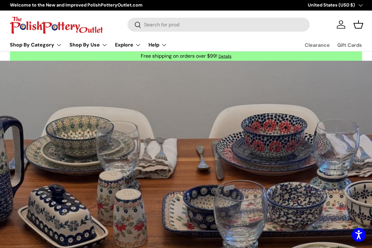 The Polish Pottery Outlet homepage screenshot