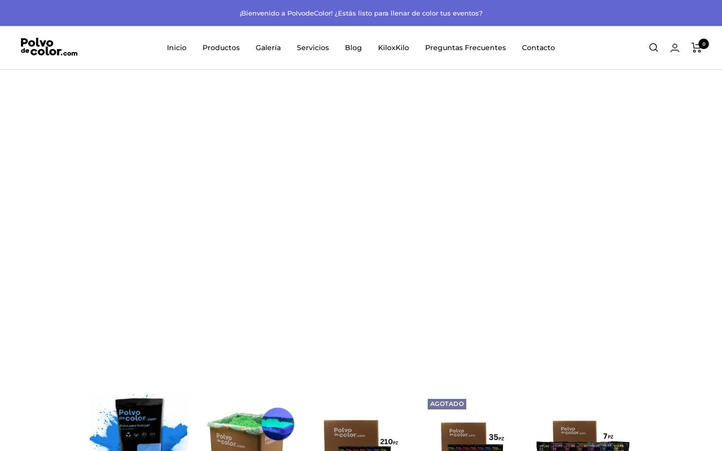 polvodecolor.com homepage screenshot