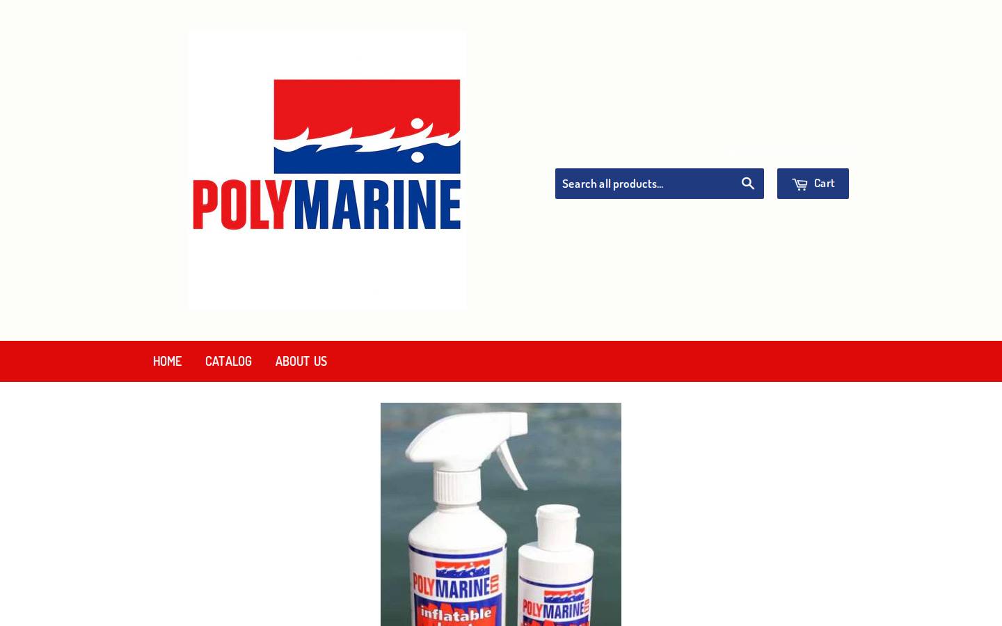 Polymarine homepage screenshot
