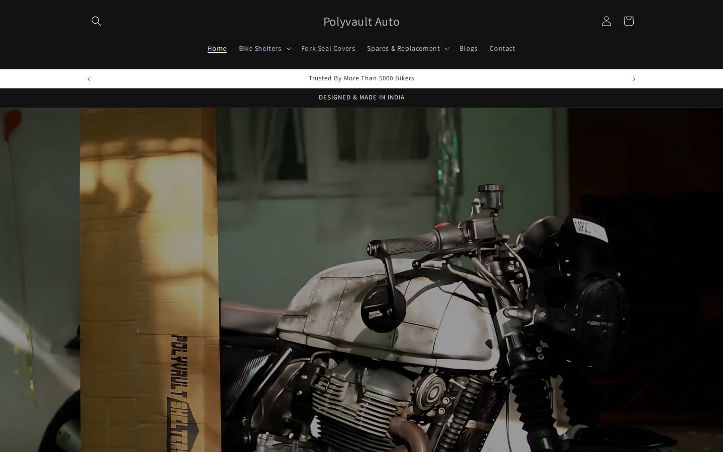 polyvaultauto.com homepage screenshot
