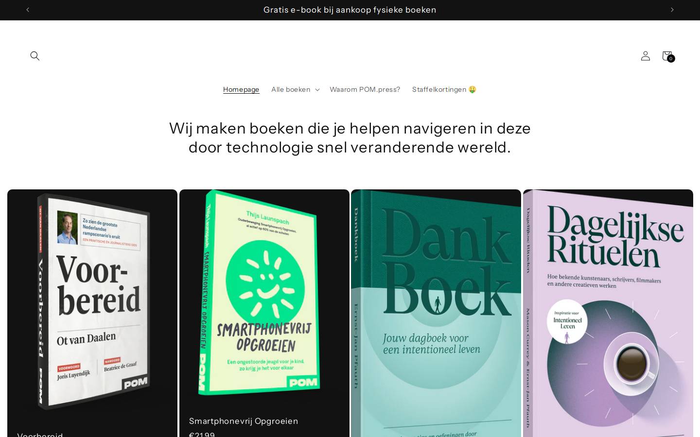 POM.press homepage screenshot