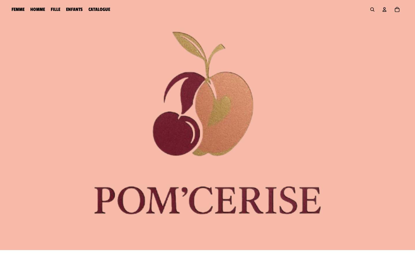 pomcerise.com homepage screenshot