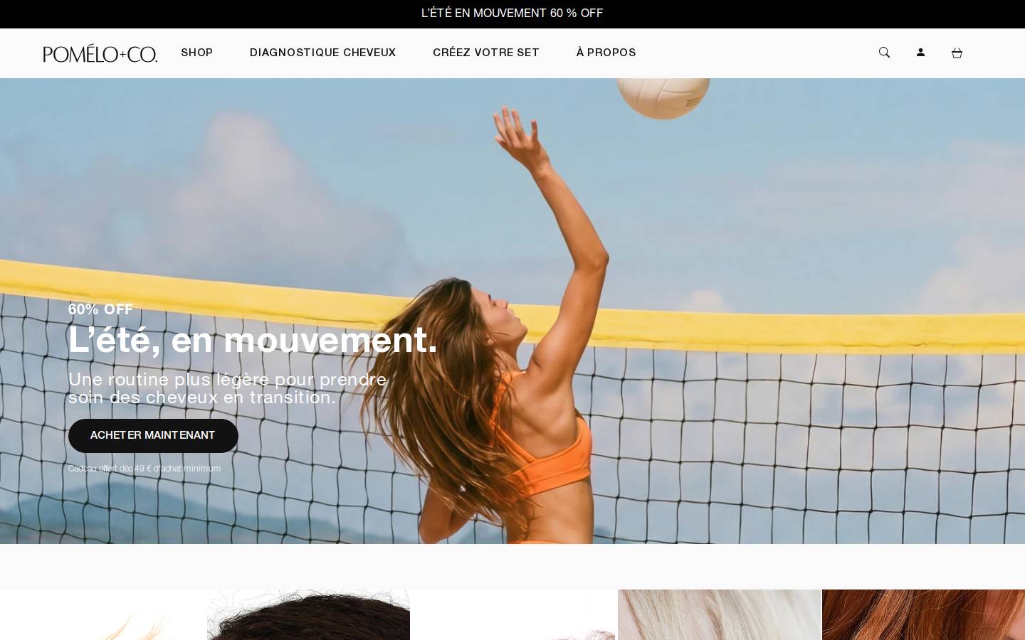 Pomélo+Co. France  homepage screenshot