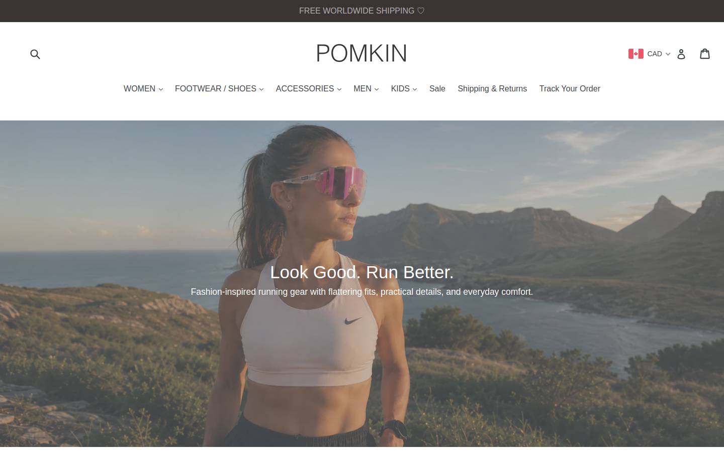 pomkin.ca homepage screenshot