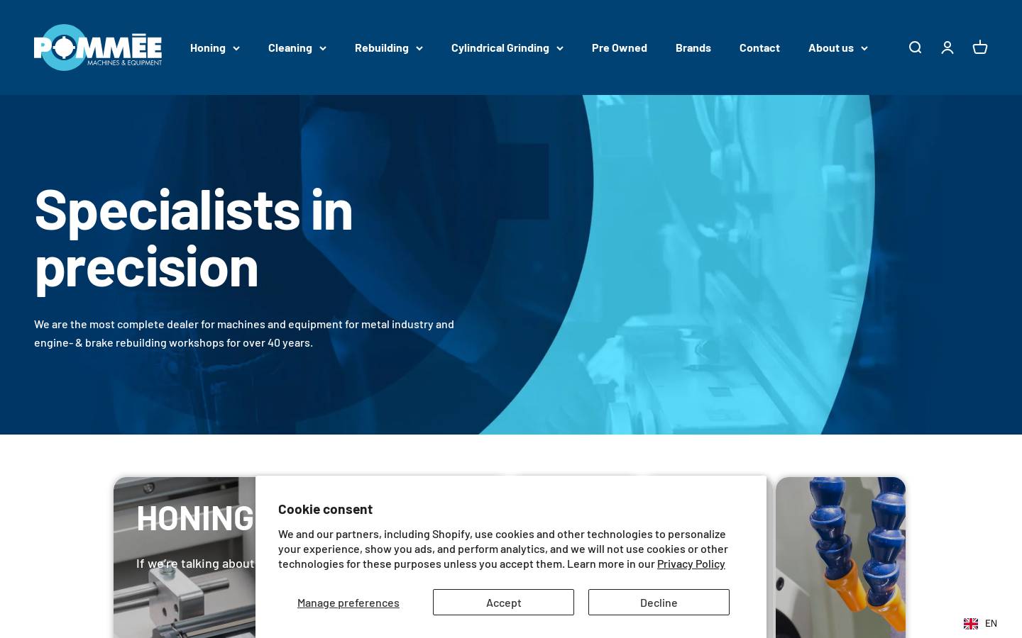 pommee.nl homepage screenshot