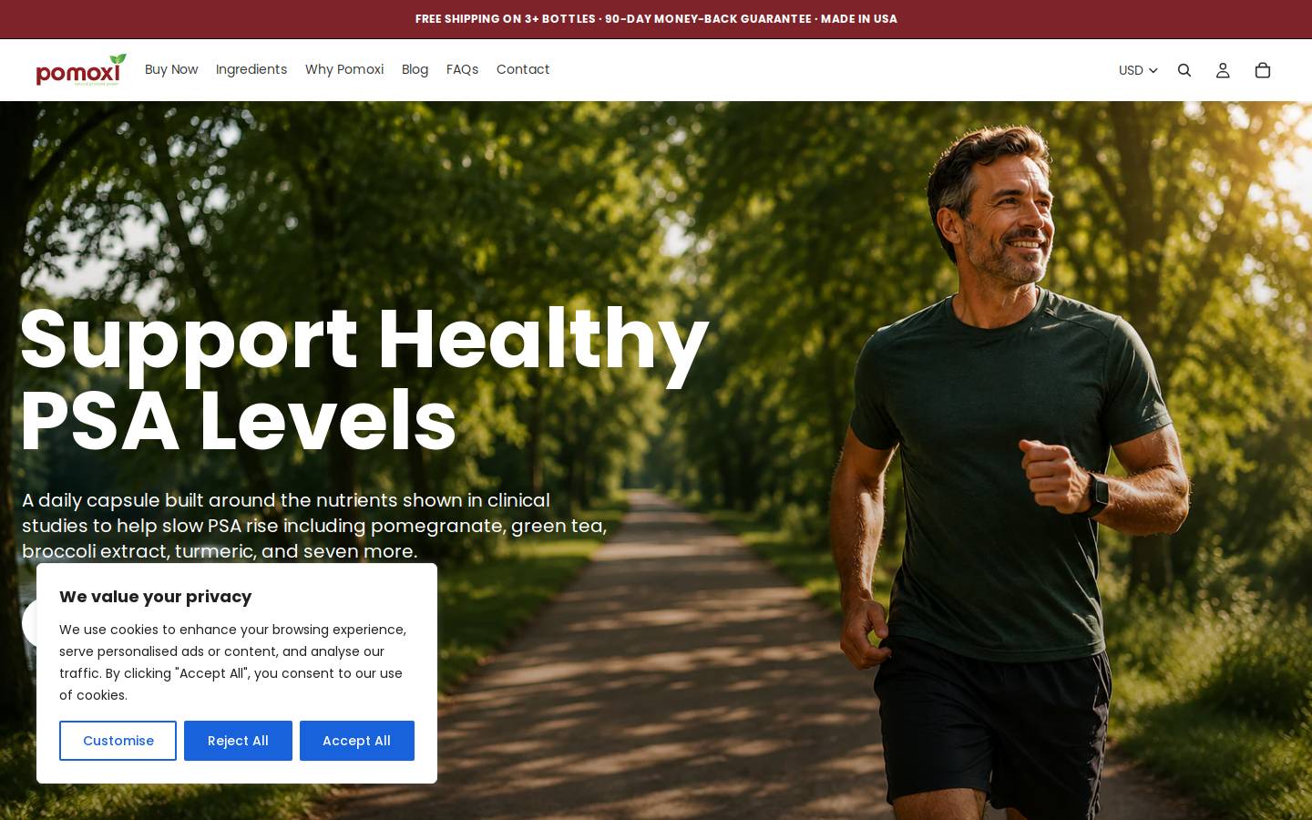 pomoxi.com homepage screenshot