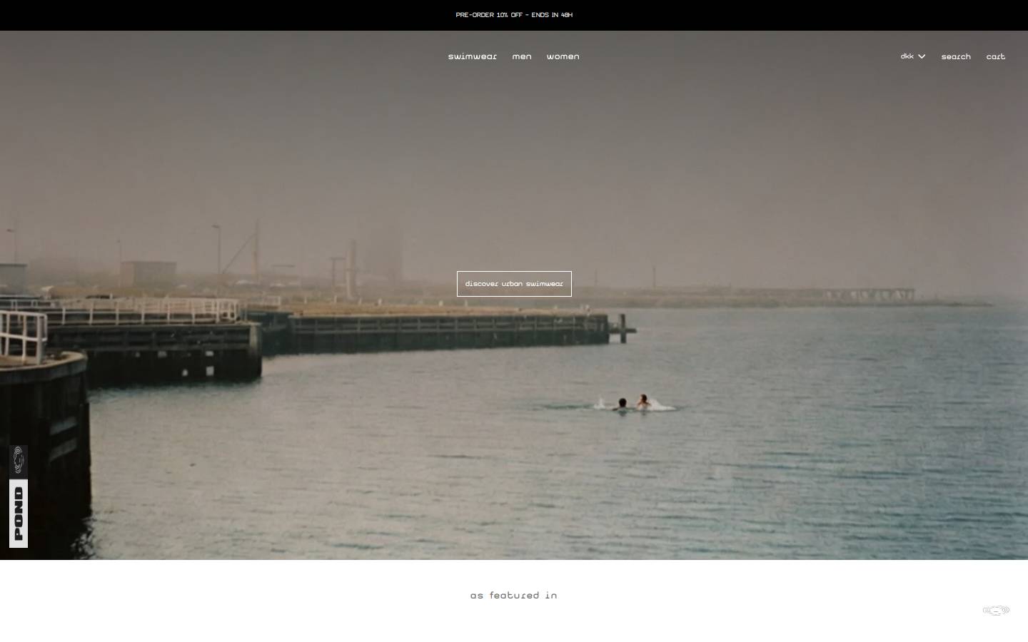 Pond Cph. homepage screenshot