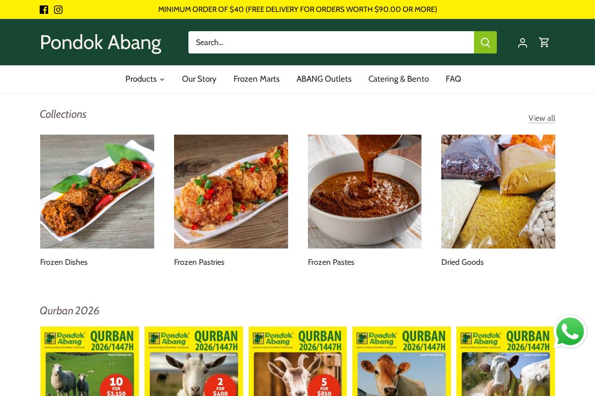 pondokabang.com homepage screenshot