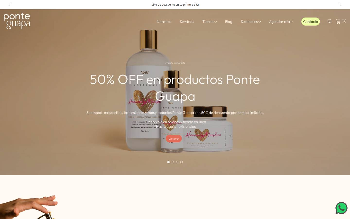 ponteguapa.com.mx homepage screenshot
