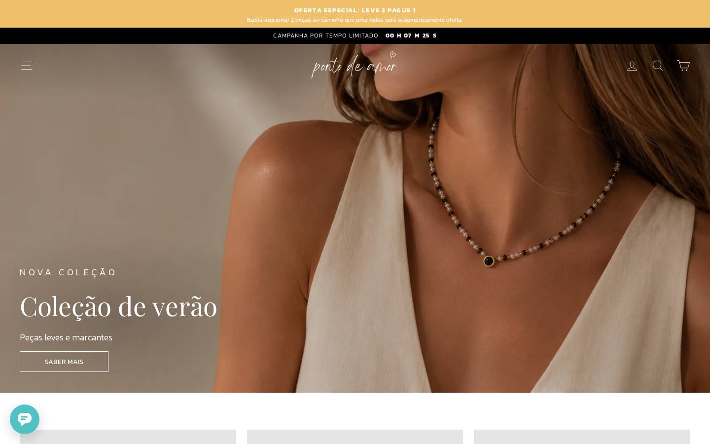Ponto de amor homepage screenshot