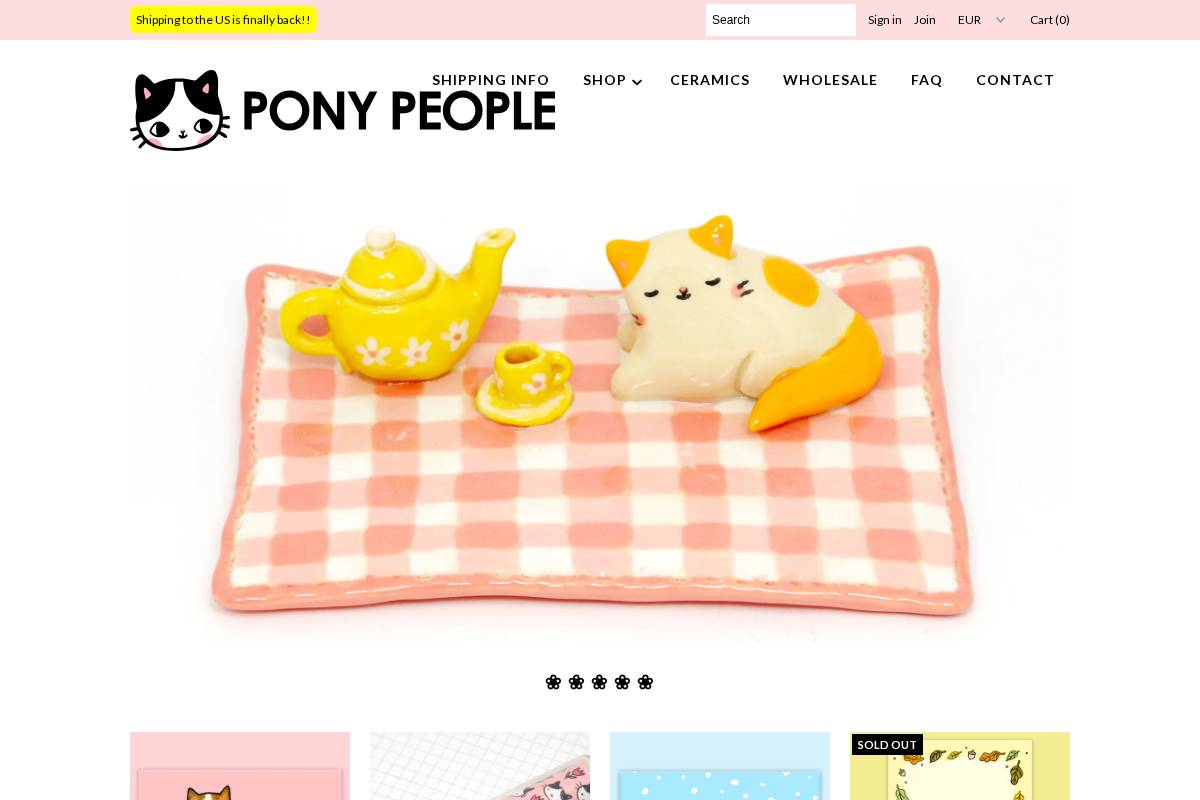 ponypeople.nl homepage screenshot