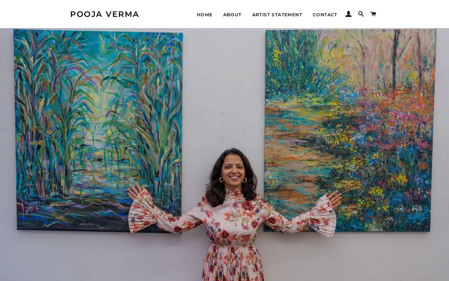 poojaverma.net homepage screenshot