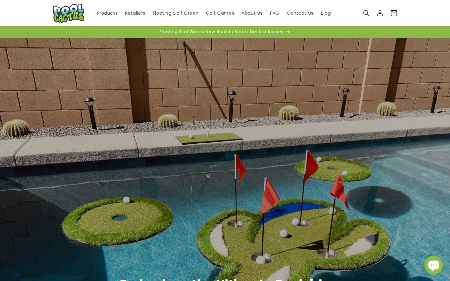 poolcactus.com homepage screenshot