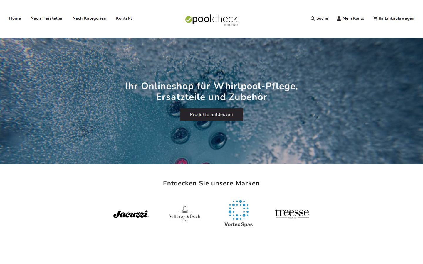 poolcheck.de homepage screenshot