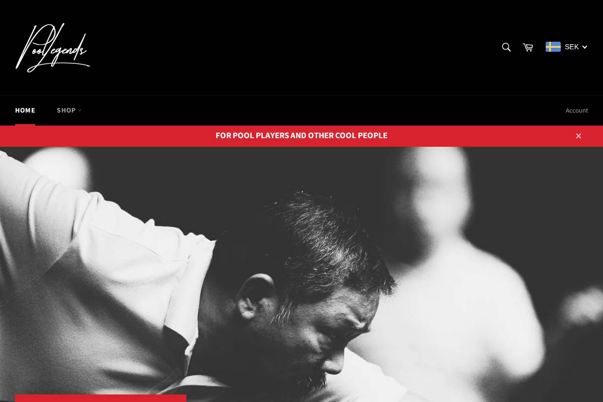 poollegends.se homepage screenshot