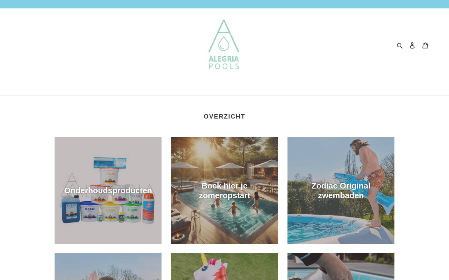 poolpartsalegria.com homepage screenshot