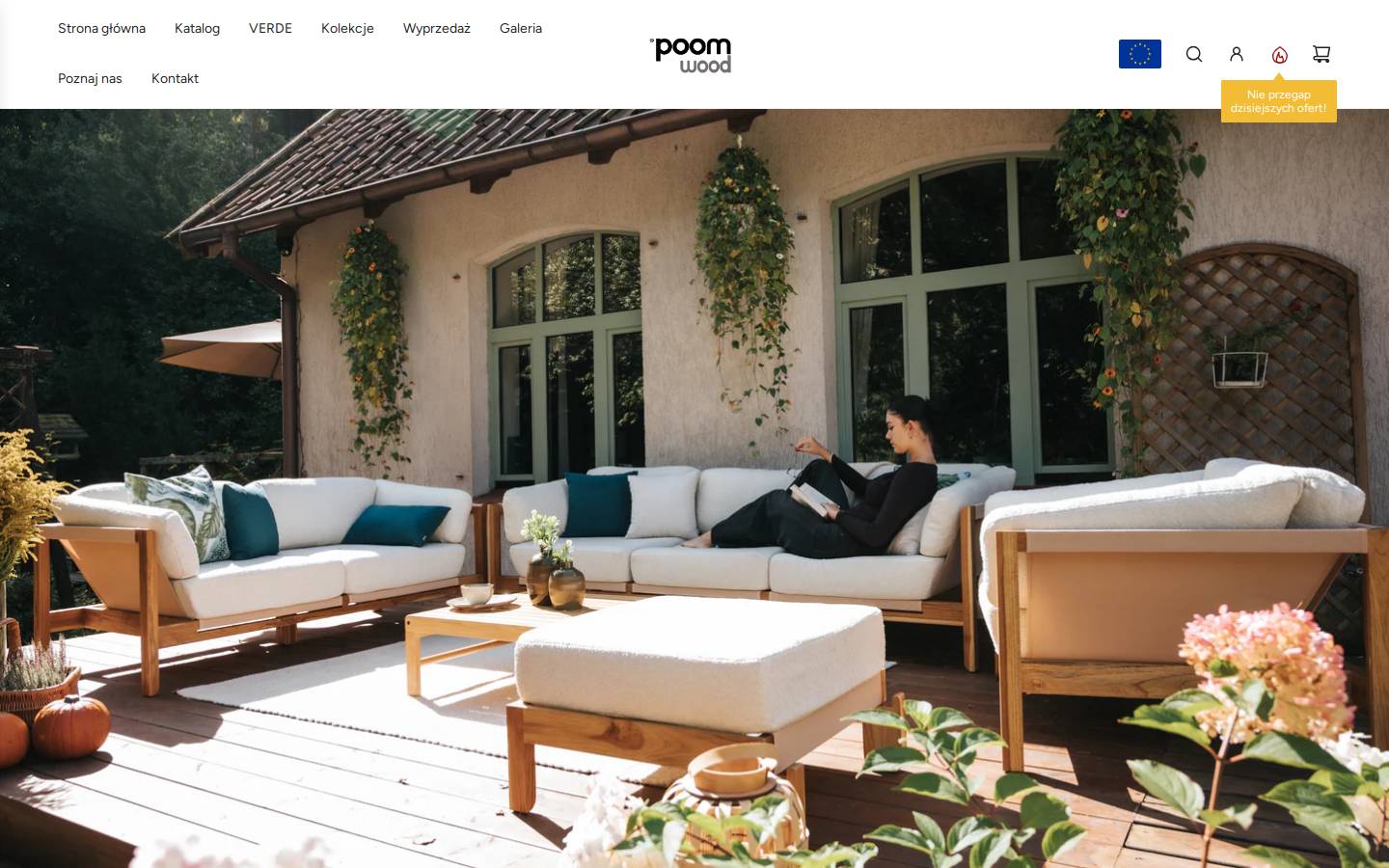 poom-furniture.com homepage screenshot