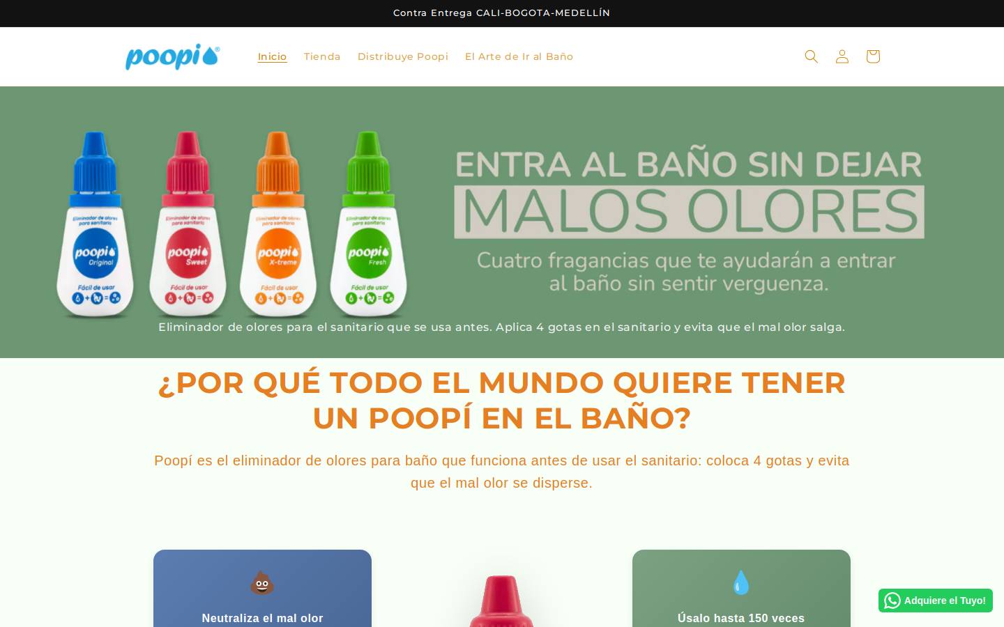 poopi.co homepage screenshot